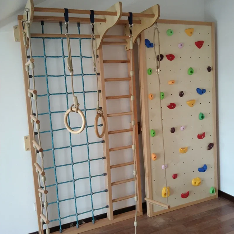 Children's Home Fitness Climbing Frame, Fun Activity Rack, Swing, Climbing Wall Toy