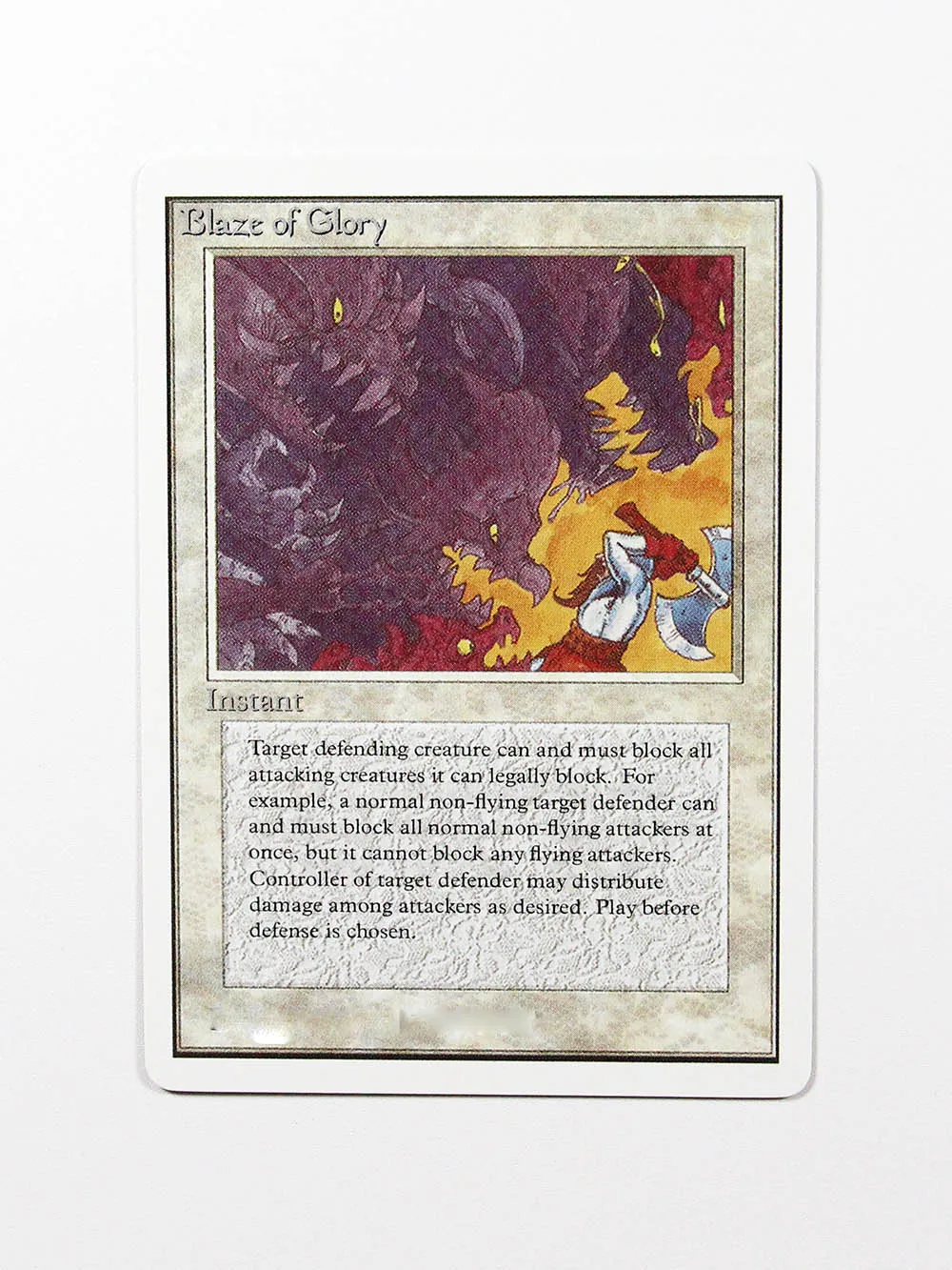 Regular9 TCG Волшебные прокси-карты Качество игры Прокси Blaze of Glory Доска для сбора Мстителя Гаея Играя Коллекционные карты Прокси