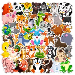 10/30/50pcs Cute Cartoon Animal Stickers Decal Laptop Guitar Luggage Bike Scrapbook Notebook Decoration Graffiti Sticker Kid Toy