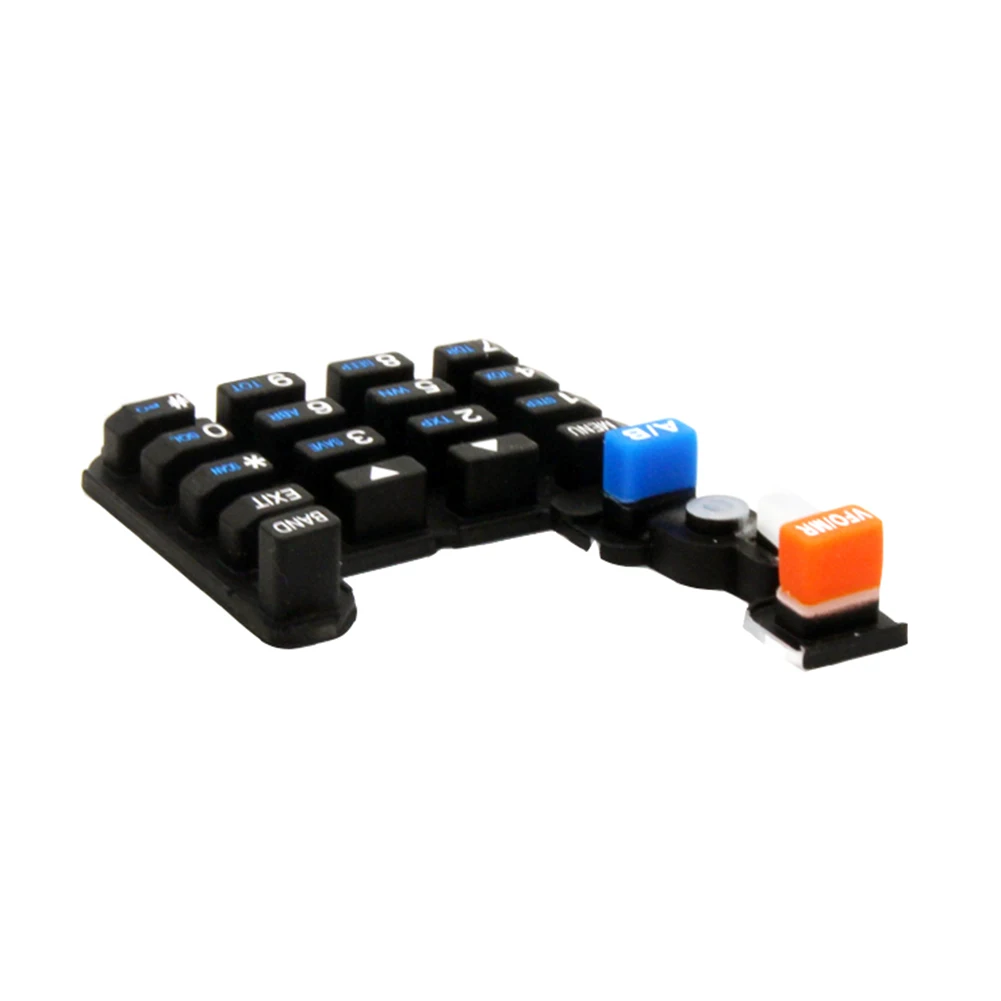 2 шт., сменная клавиатура Walkie Taklie, цифровая клавиатура, детали Walkie Taklie, аксессуары для цифровой клавиатуры для Baofeng UV-5R UV-5RA