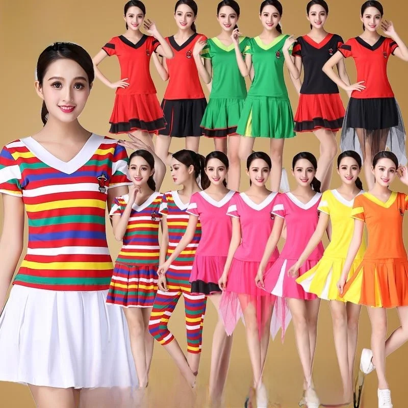 2026-square-dance-costume-new-set-dress-short-sleeve-dancing-skirt-ethnic-style-performance-outfit-for-middle-aged-and-elderly