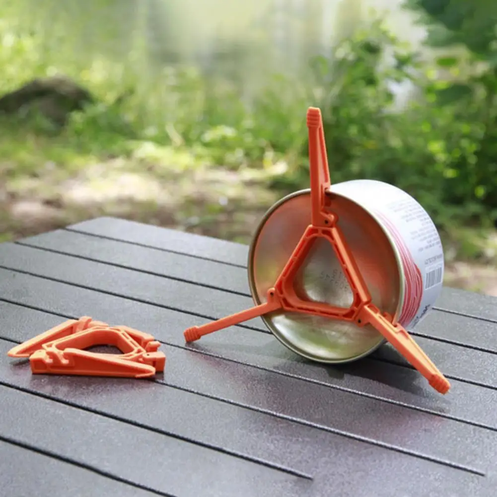 Outdoor Folding Gas Can Holder Tripod High Hardness Folding Gas Can Holder Gas Can Holder Camping Stove Bottle Holder Camping