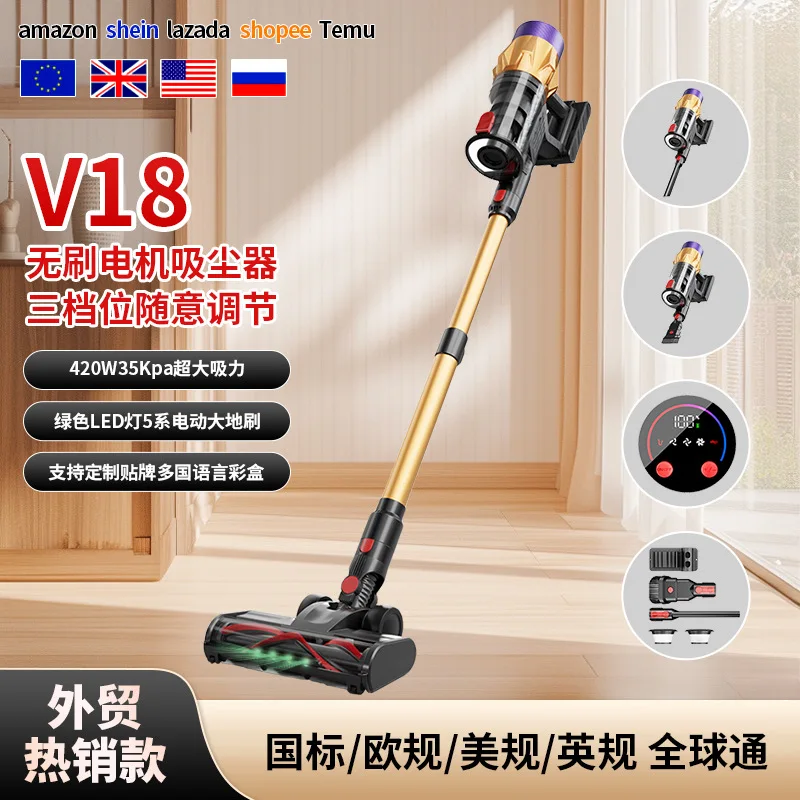 

Suitable forCross-border vacuum cleaner Wireless household handheld 420W35Kpa large suction and high power carpet cleaning vacuu