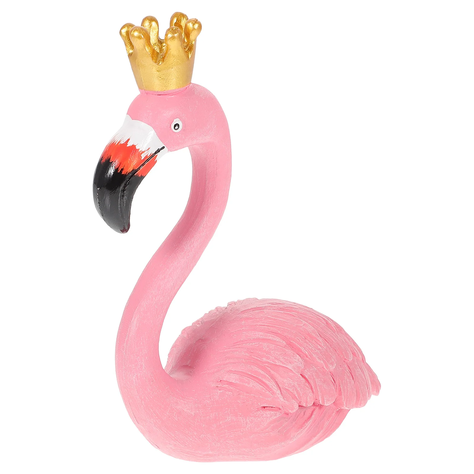 Flamingo Cake Adornment Creative Resin Birthday Cake Decoration Party Embellishment Fun Photography Prop