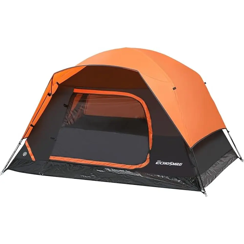 

Кемпинговая палатка на 2/3/4 человека, водонепроницаемая ветрозащитная двухслойная с дождевиком, простая установка для пеших прогулок, пеших прогулок