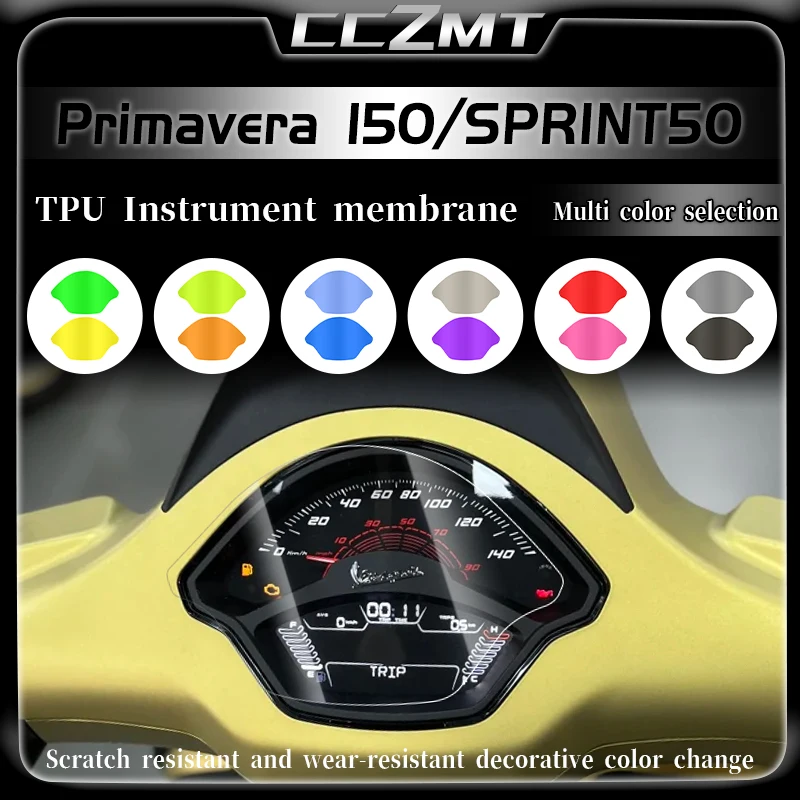 

For Vespa Primavera 150 Sprint 150 2024 Motorcycle Cluster Scratch Cluster Screen Protection Film Protector Accessories