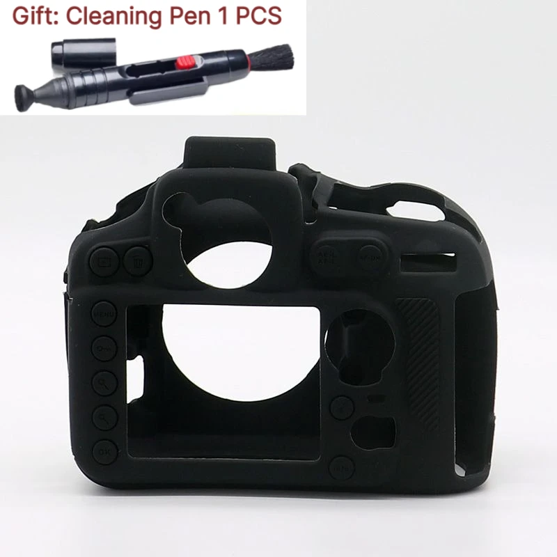 Soft Rubber Cover, New Camera Bag For Nikon D810 Digital Soft Case Protective Case Silicone Camera Bag +1 PCS Free Cleaning Pen