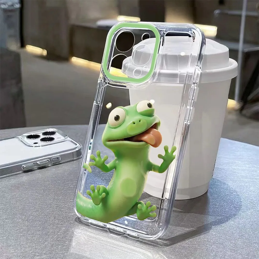 HOT Toms Lizards Phone Case For Samsung Galaxy S26 S25 S24 S23 S22 S21 S20 FE Note20 Note10 Edge Plus Ultra Lite 5G Clear Cover view 5