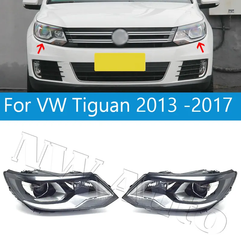 

Front Bumper Headlight Headlamp Head Light Head Lamp For VW Tiguan 2013 2014 2015 2016 2017