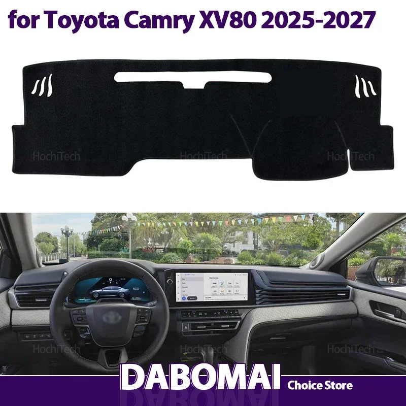 Für Toyota Camry XV80 Nordamerika-Version 2025-2027 Sonnenschutz-Decke Armaturenbrett-Abdeckung Armaturenbrett-Matte Teppich-Pad