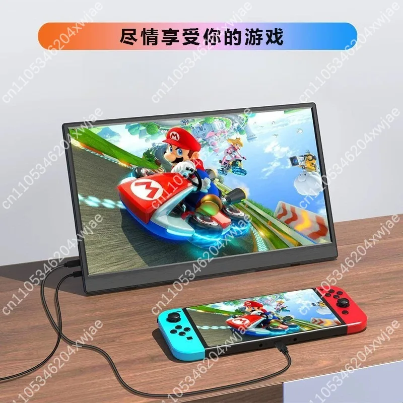 15.6 Inch External Secondary Screen Portable Extension Monitor For Laptop Switch Gaming
