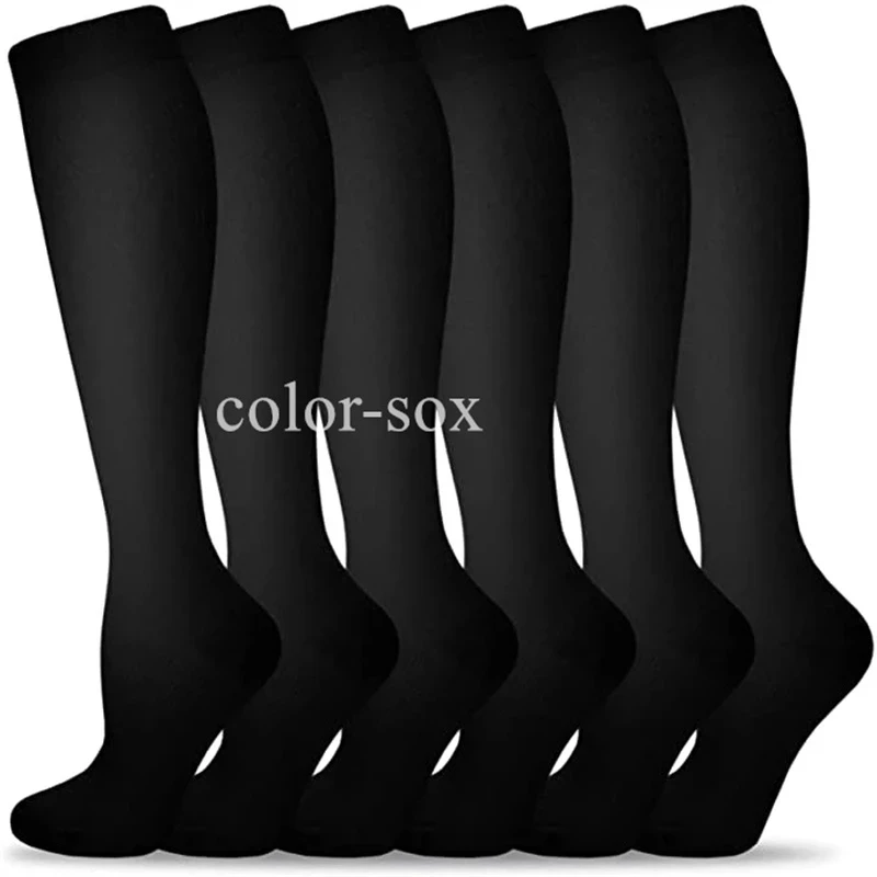 Running Men Women New Compression Socks Sports Golfs High Tube Socks For Varicose Veins Cycling Football Flight Travel Medias