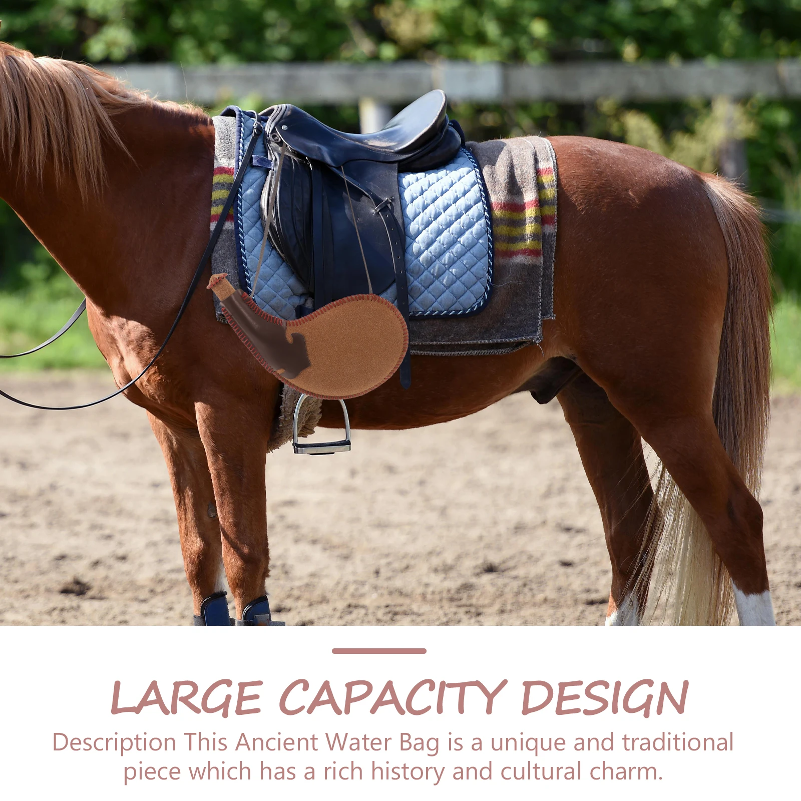 

Exquisite Water Bota Bag For Wine Portable Wine Bota Liquid Storage Bag Compact Lightweight Wear-Resistant Sealing Lid