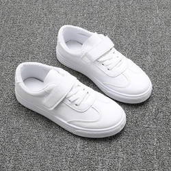 Spring and autumn boys leisure running shoes non-slip soft sole sports shoes children's small white shoes tennis shoes hot sale