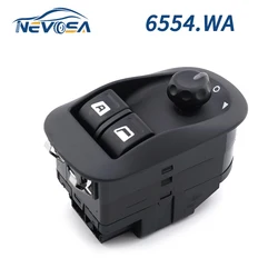 NEVOSA 6554.WA 6554WA Car Electric Power Lifter Window Switch For Peugeot 206 2000-2009 6552.WP 6552WP 96622541XT