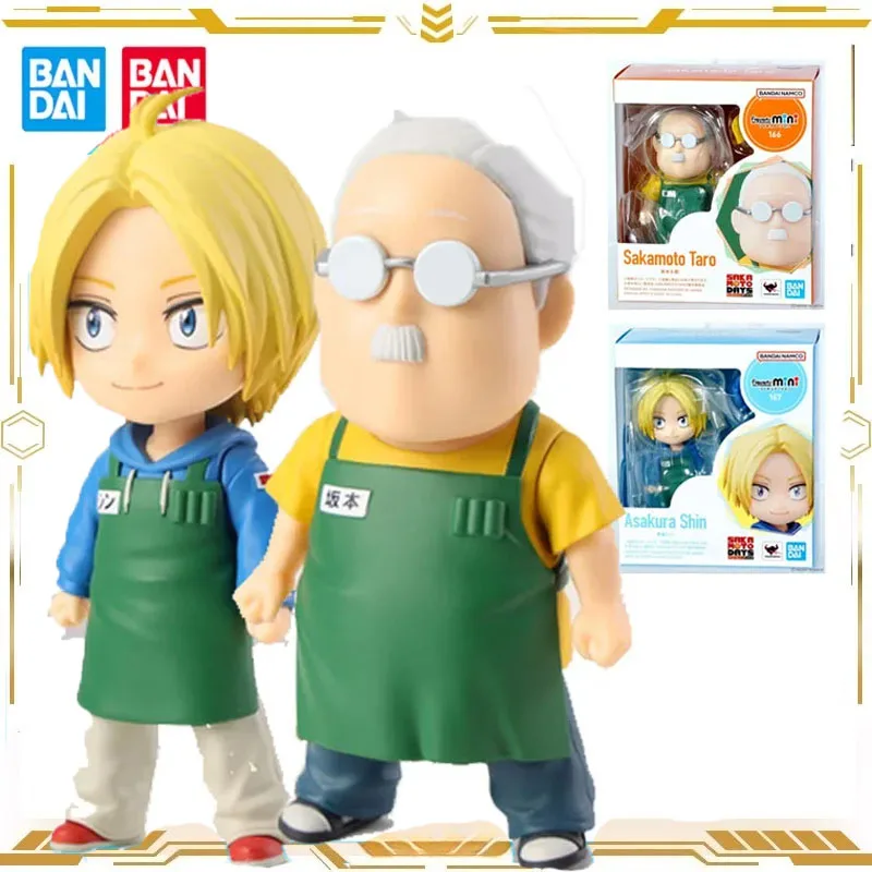 

Banadai Original Figuarts Mini SAKAMOTO DAYS Taro Sakamoto Shin Asakura Action Figure Toys for Boys Girls Gift Collectible Model