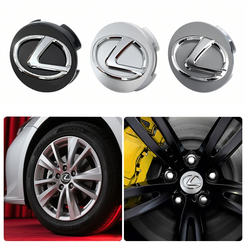 4 قطعة عجلة الإطارات حافة غطاء مركز غطاء محور الديكور لكزس LS LC RZ IS350 ES300 GS350 CT200h GX460 LX570 RX500h NX300 UX260