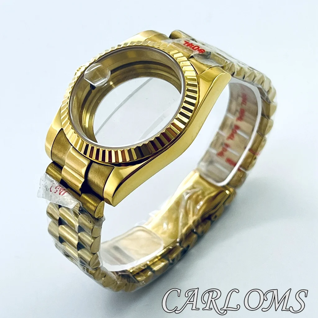 Top Watch Parts Case 36mm 40mm ETA2824 PT5000 NH34 NH35 NH36 NH38 NH39 NH70 NH72 4R35 Watch Case With Sapphire Glass Waterproof