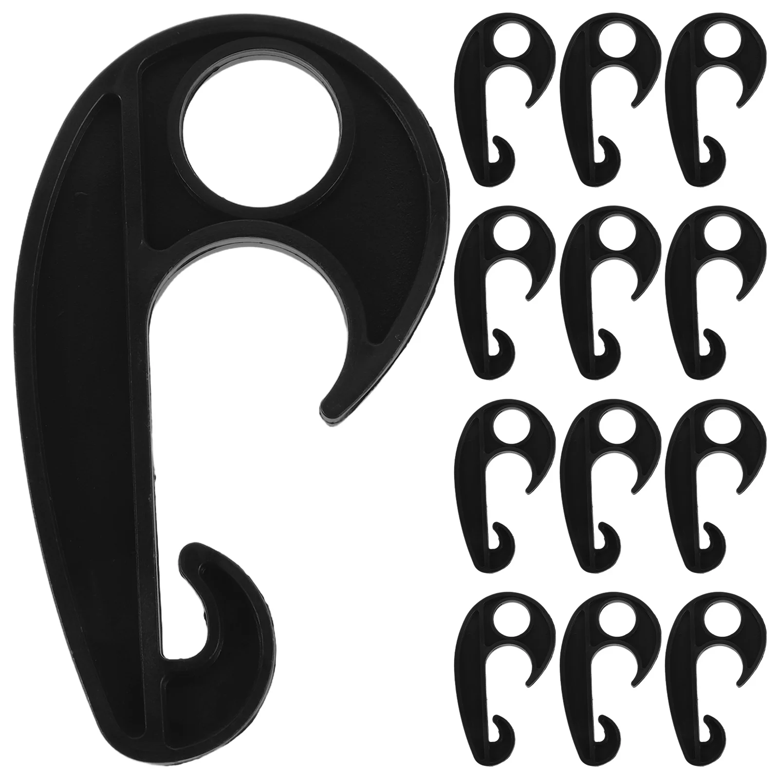 

20Pcs Car Tarpaulin Hooks PVC Plastic Tent Hooks Sunshade Rain Tarp Clips Camping Outdoor Accessories Plastic Wire Hook