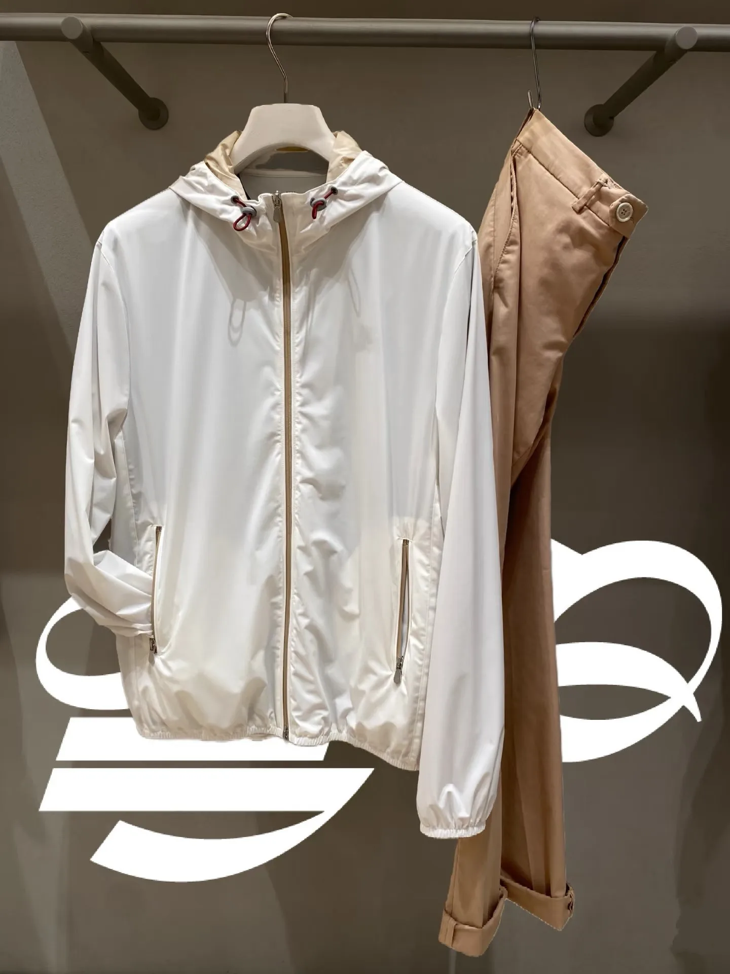 BC old money wind summer thin hooded top jacket men's casual sunscreen jacket