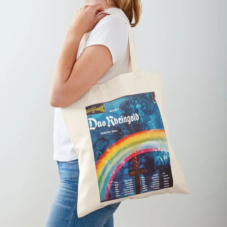 Das Rheingold, Richard Wagner, Wagner, Opera, German, 1959, Rainbow Tote Bag cloth bag woman female bag