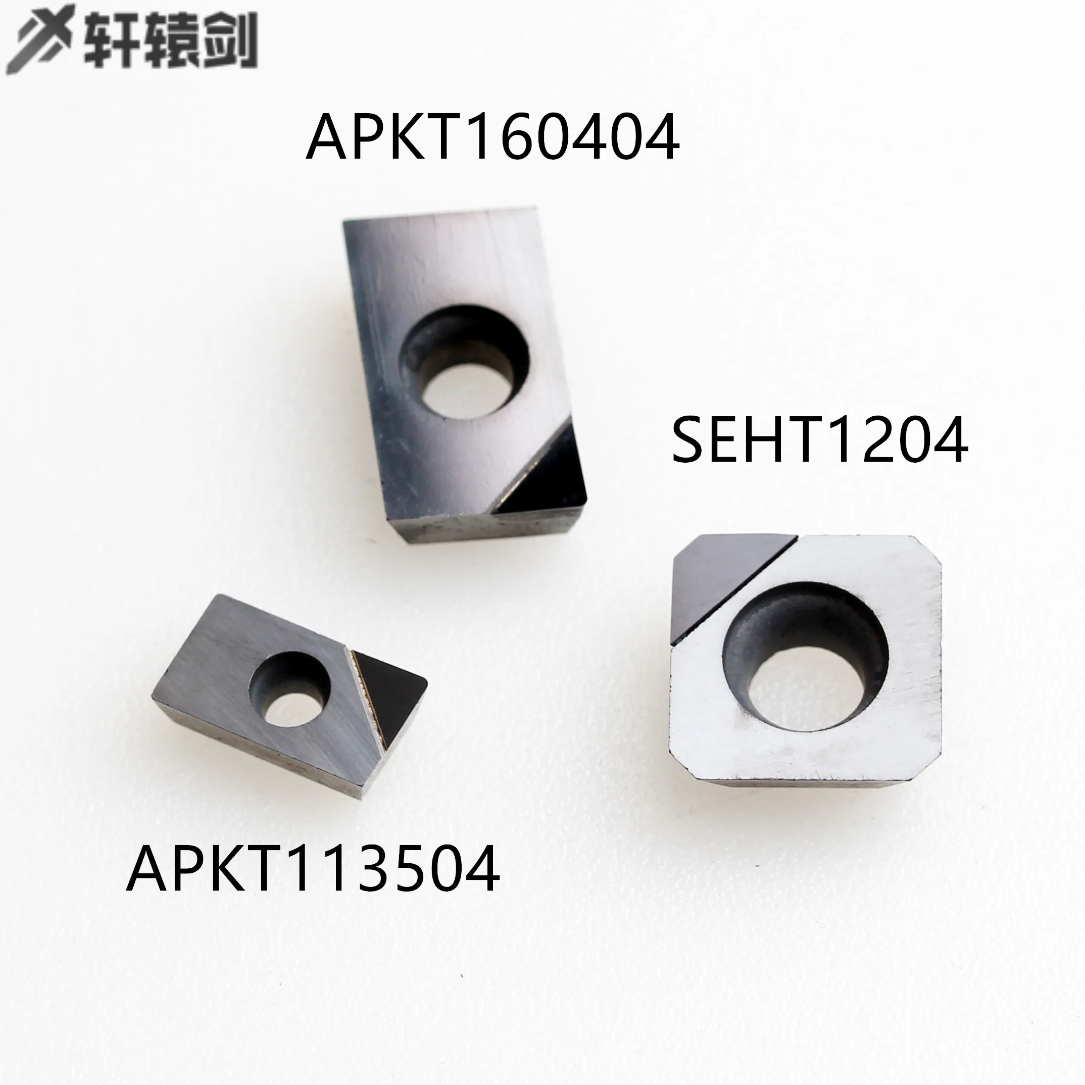 2 шт. APKT113504 APKT160404 SEHT1204 CNC фреза инструмент PCD CBN вставить фреза алмазные инструменты