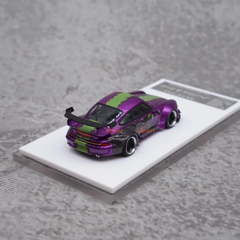 Xke 1:64 RWB993 ألعاب معدنية للسيارات دييكاست نموذج معدني هدايا #6