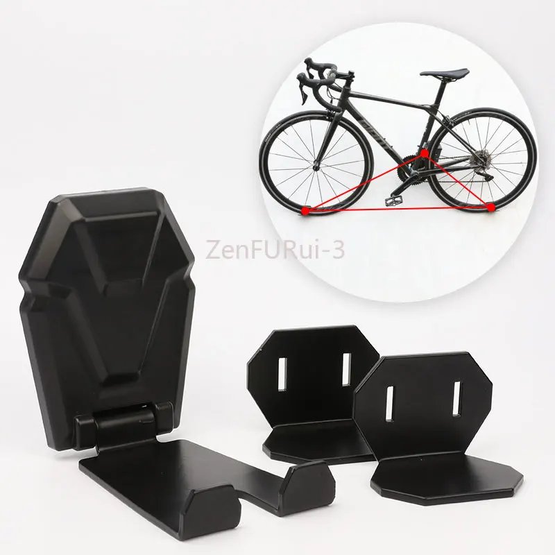 

New foldable bicycle hanger wall hook road mountain wall-mounted bicycle parking rack storage buckle