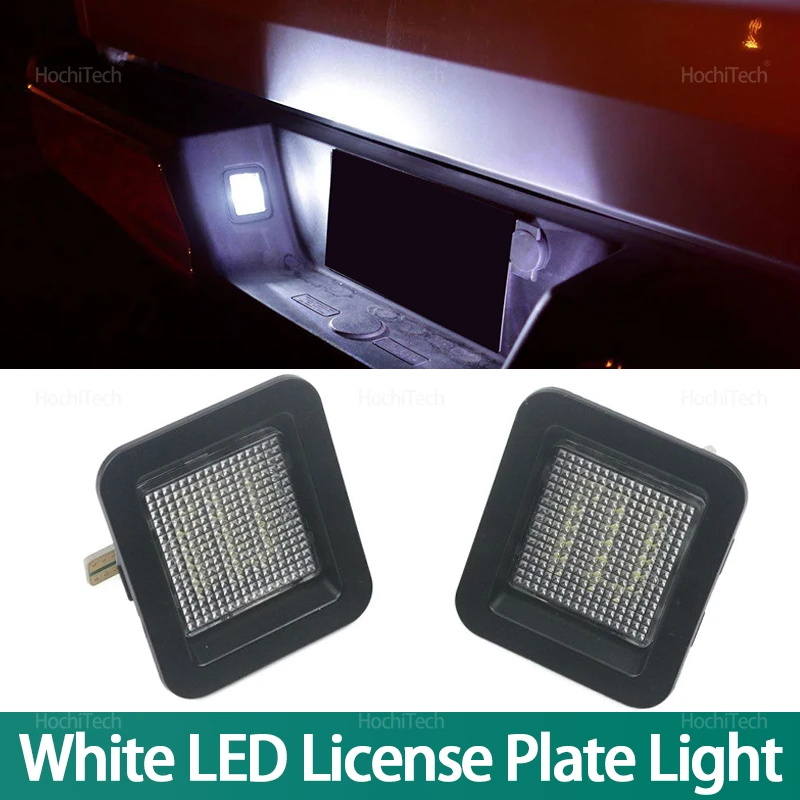 

For Ford F150 F-150 Raptor 2015 2016 2017 2018 White Number Lamps Error Free LED License Plate Lights FL3Z-13550-A FL3Z13550A