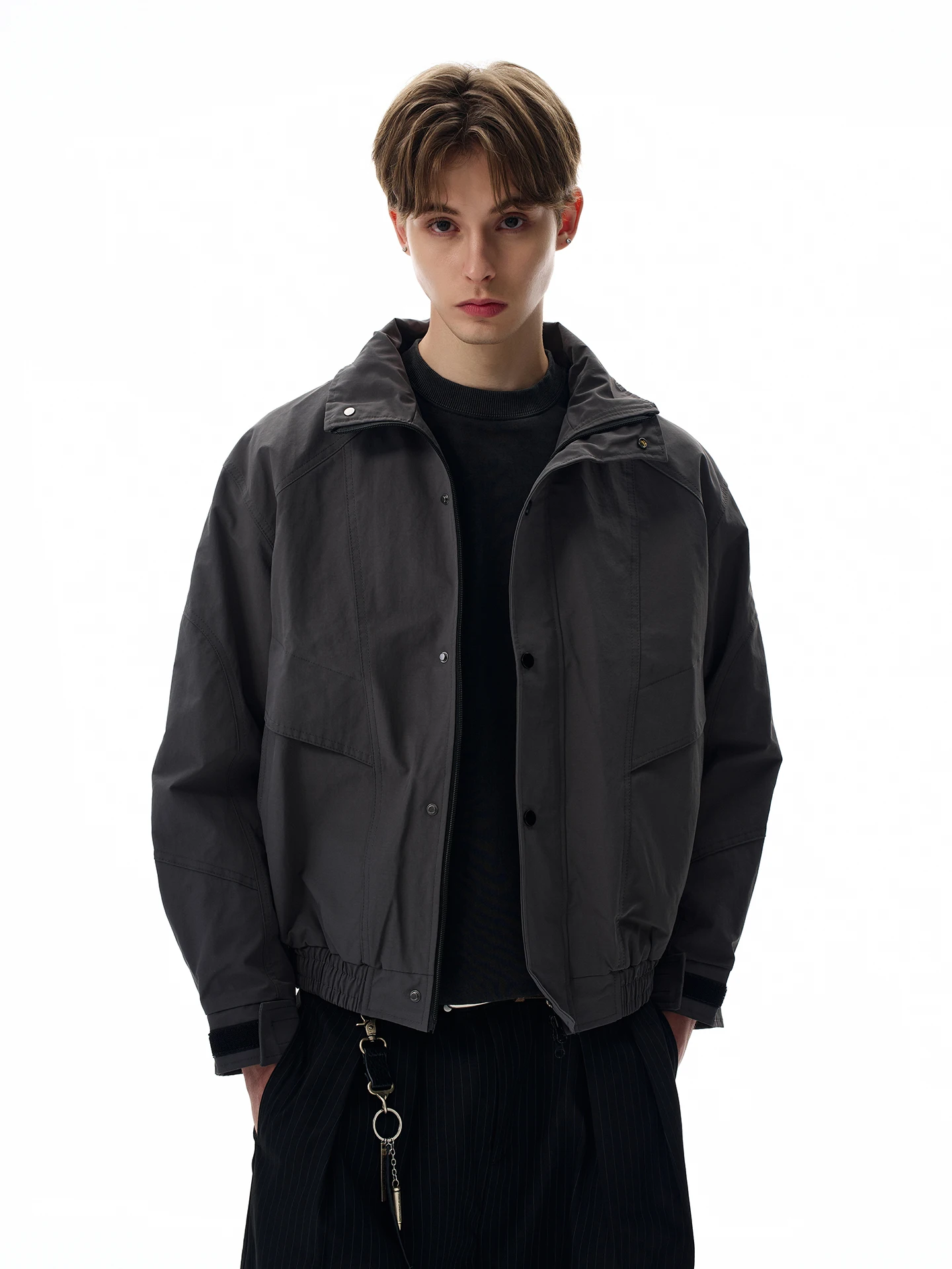 

a PUEE American Retro Cleanfit Deconstructed Tailoring Jaet Workwear Outerwear ort Wide Fit Nylon Youth Faion Spring Au...