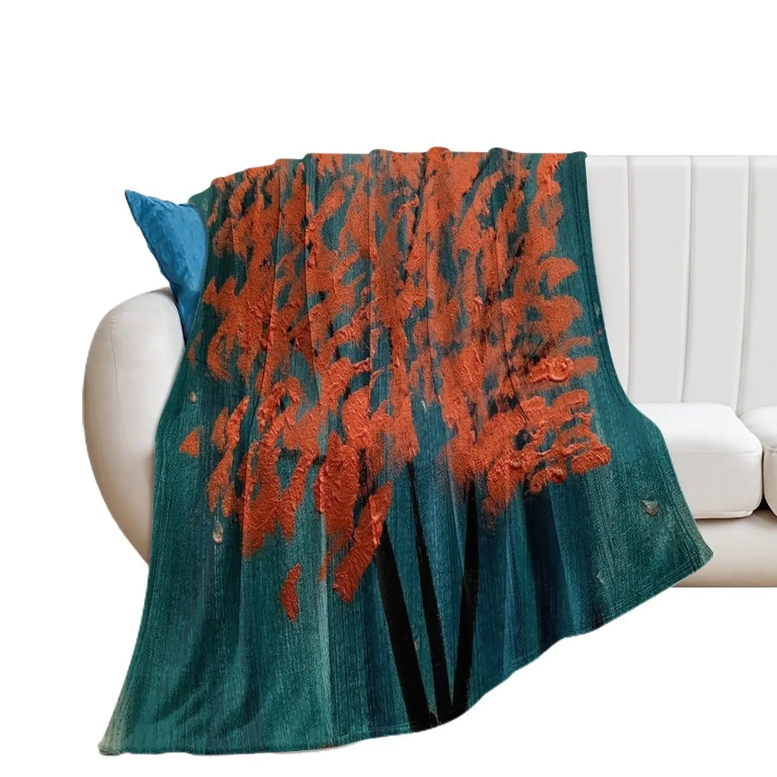 A single tree all alone even if it is broken is still able to grow Throw Blanket halloween Luxury Designer Tourist Blankets