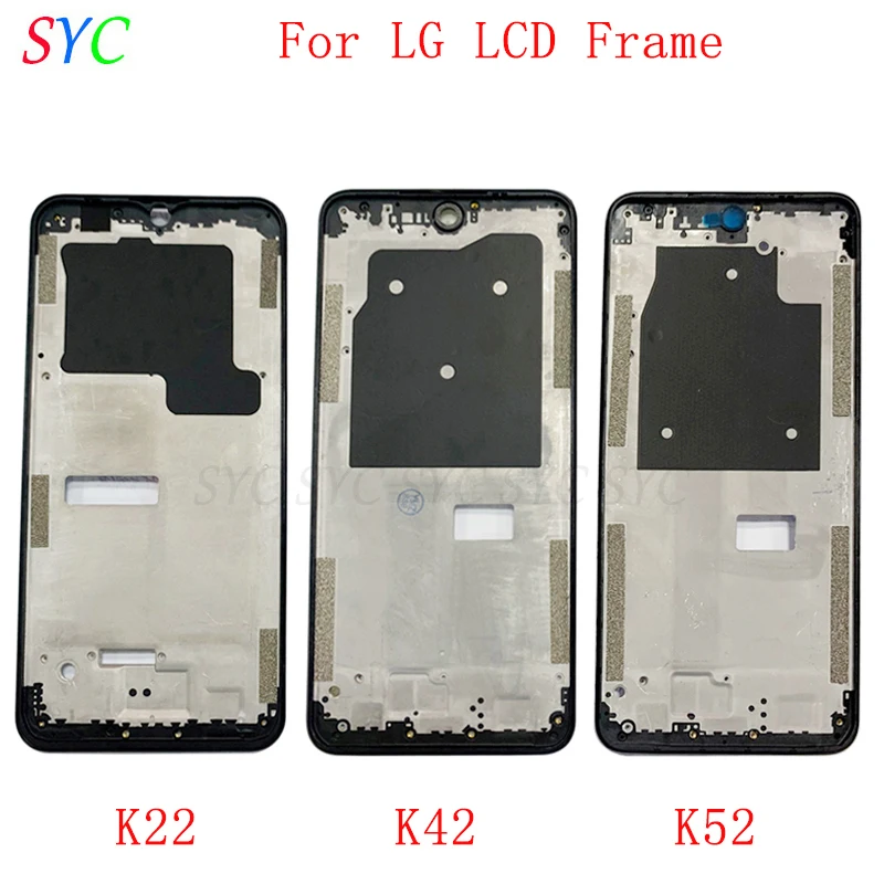 

Middle Frame Center Chassis Cover Housing For LG K22 K42 K52 K62 K51 Phone Metal LCD Frame Repair Parts