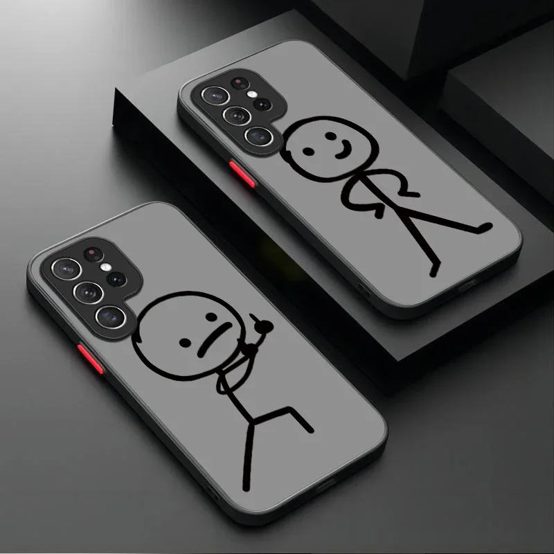 حافظة لهاتف سامسونج جالاكسي S24 S23 S22 Ultra S21 S20 FE S10 Plus A15 A25 A35 A55 5G نوت 20 10 #3