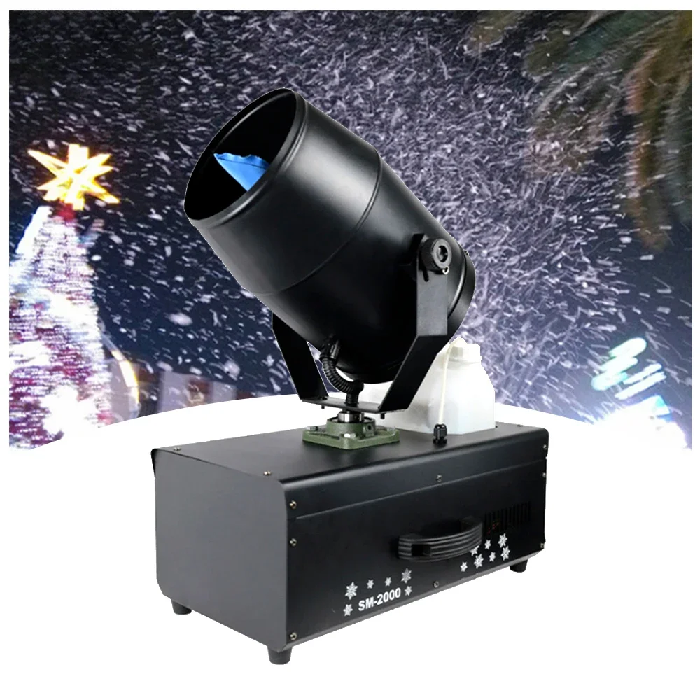 

HAT MINI Moving Head Snow ICE Machine 2000W Full Power Atmosphere Made 2000w Snow for Wedding Parties Stage Bar Nightclub