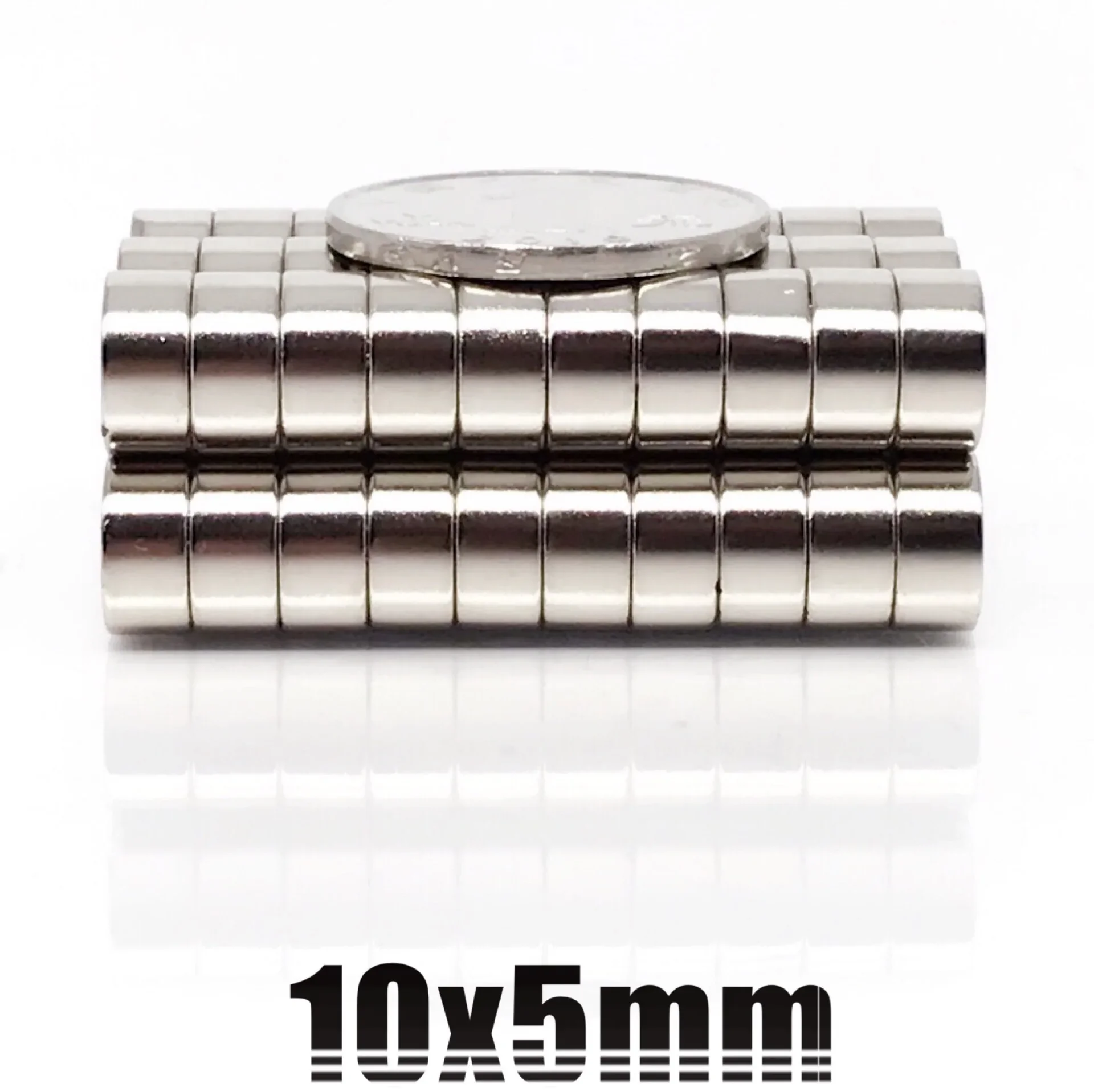 10/20/50/100 pièces 10x5 aimant 10x5mm Super fort collant neo neo dymium D10x5 aimants N35 D10x5mm, 10*5mm aimant permanent 10*5