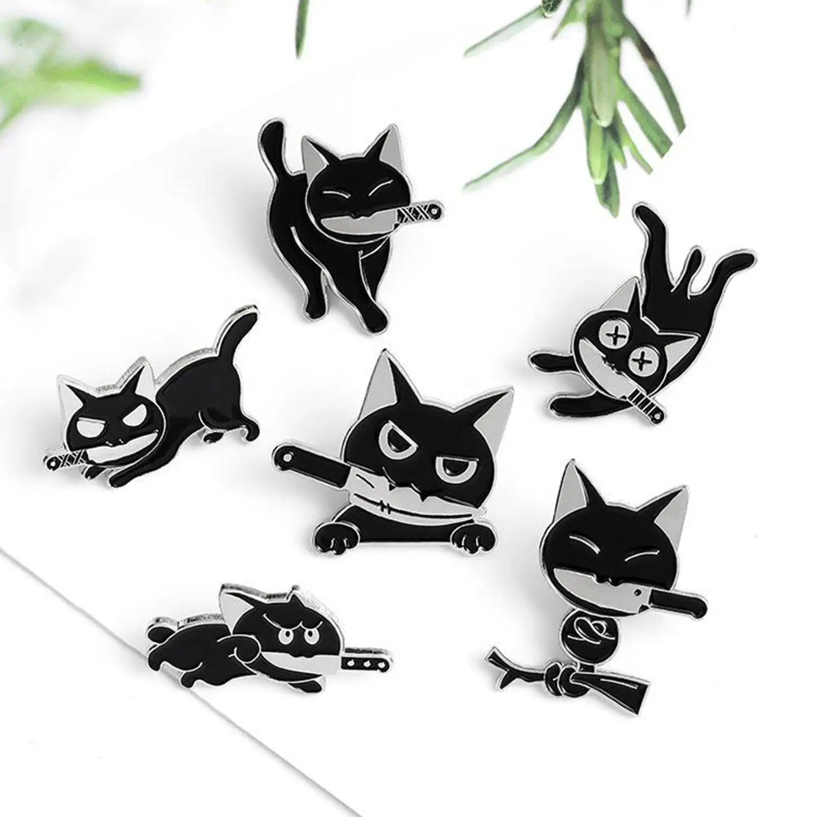 1 Set Brosche, Pullover-Clips, Hemden, Strickjacken, Kragennadeln mit 6 Stilen