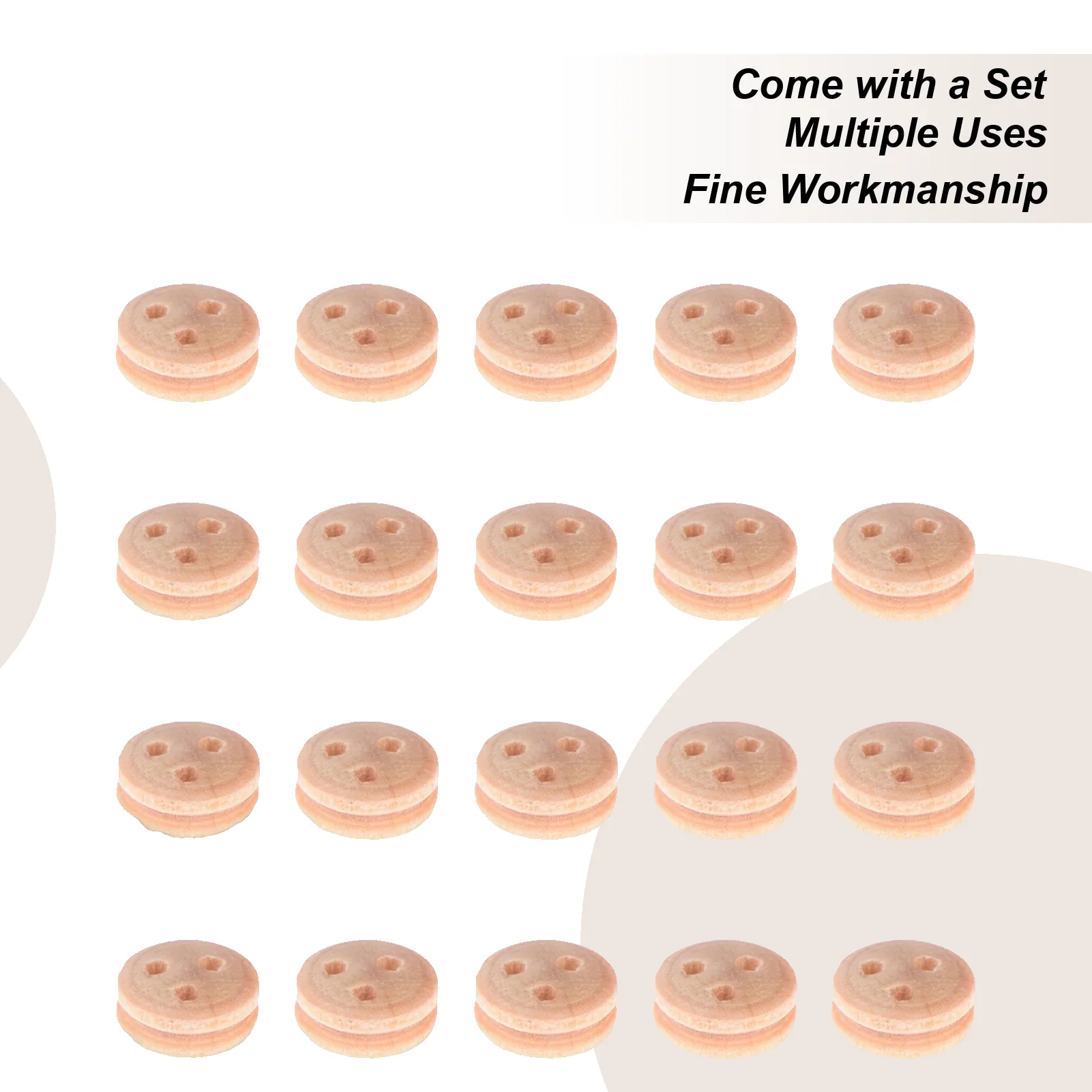 

Деревянные колеса для рукоделия, набор блоков многоразового шкива, 20x портативный комплект для сборки моделей корабля, деревянные аксессуары для модели парусной лодки