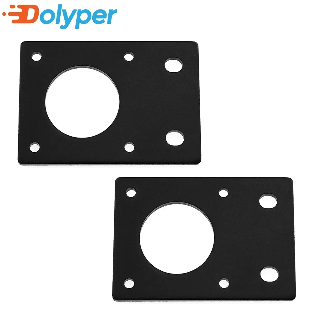 2-10pcs Aluminum Plate 42 Stepper Motor Bracket Nema17 Thickness 4mm for 2020 2040 Aluminum Profile for CNC 3D Printer Ender 3