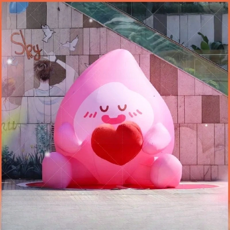 Inflatable outdoor, decorative holiday atmosphere model