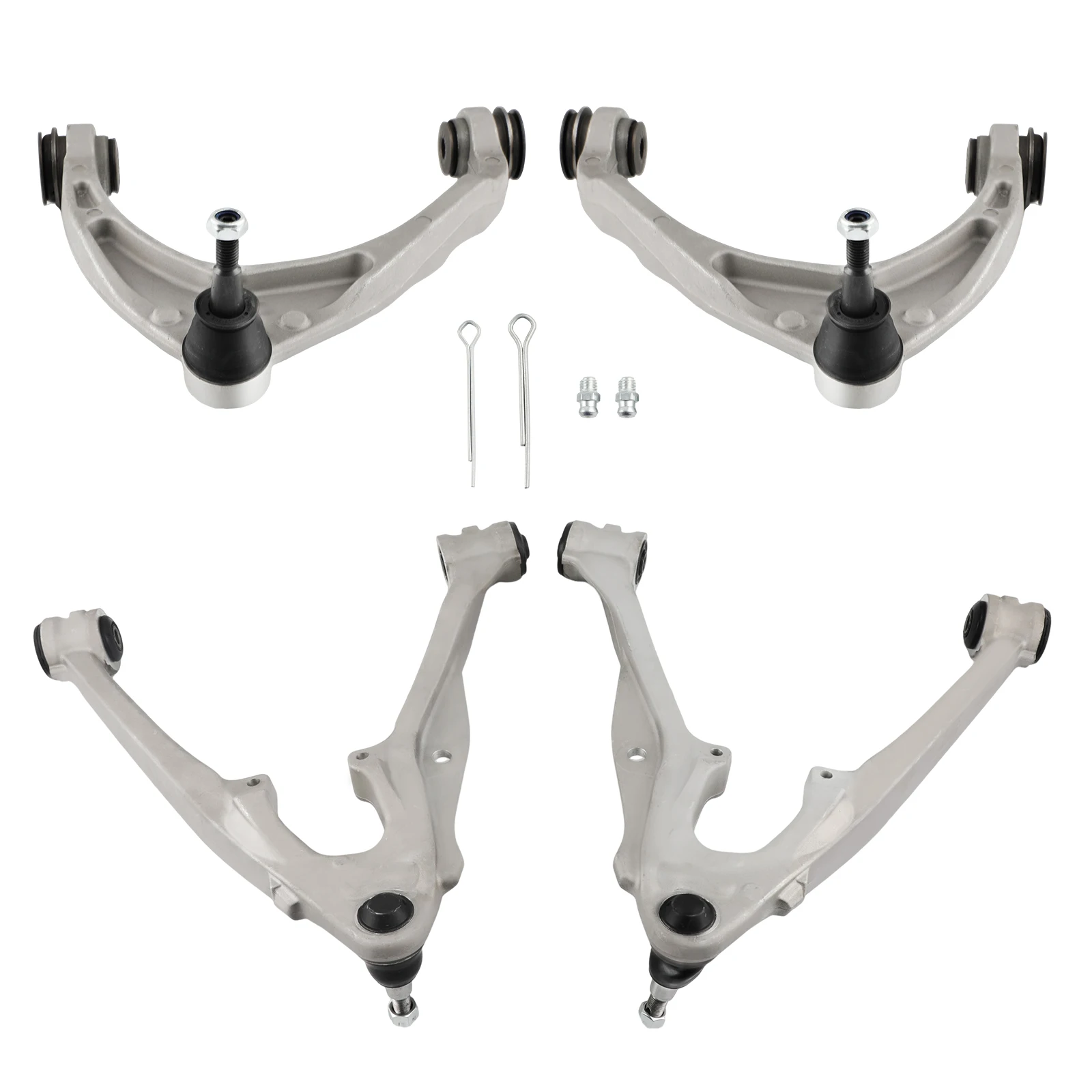 4x Upper Lower Aluminum Control Arms For  Silverado 1500 Sierra 1500  2014-2016  22840984  22853473 22853474