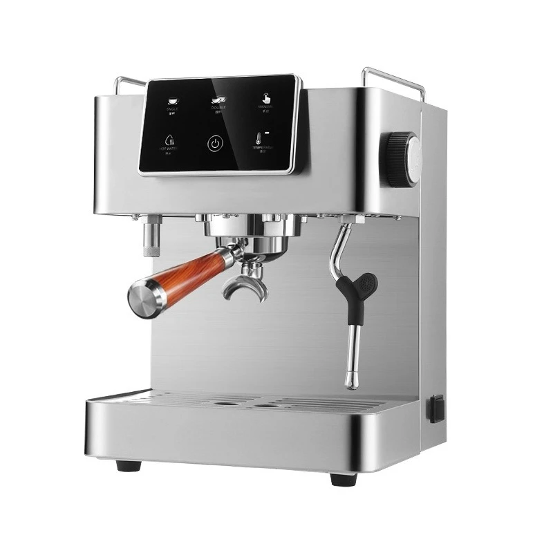 

Commercial, Italian semi-automatic, high pressure, extraction, coffee machine, electronic touch screen, Italian