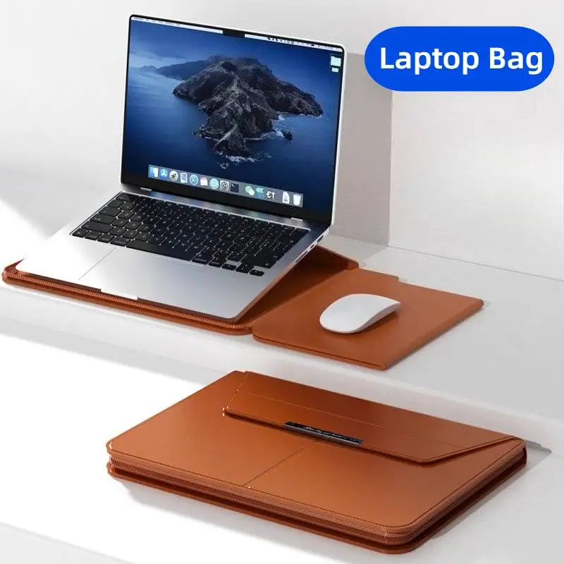 

Laptop Protective Cover Waterproof Sleeve for Macbook Air 13 Case 11 13.3 15.4 Letters Envelope Leather Laptop Sleeve Pouch