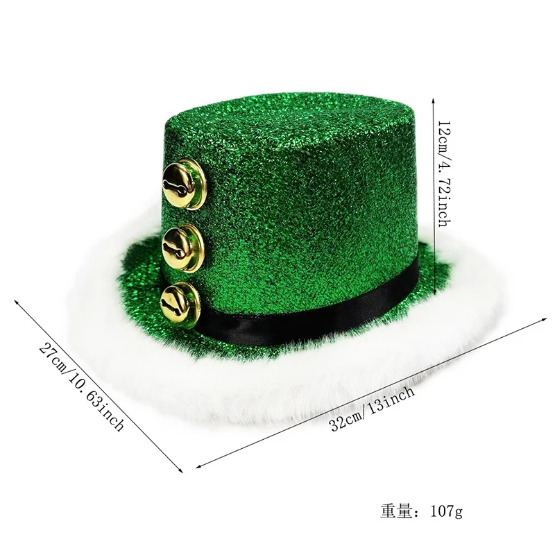 Sombrero de Papá Noel a la moda, sombreros de Papá Noel, pelusa blanca y 3 campanas, sombreros de fiesta, mujeres, hombres, familia, Navidad, Año Nuevo, reunión, Cosplay