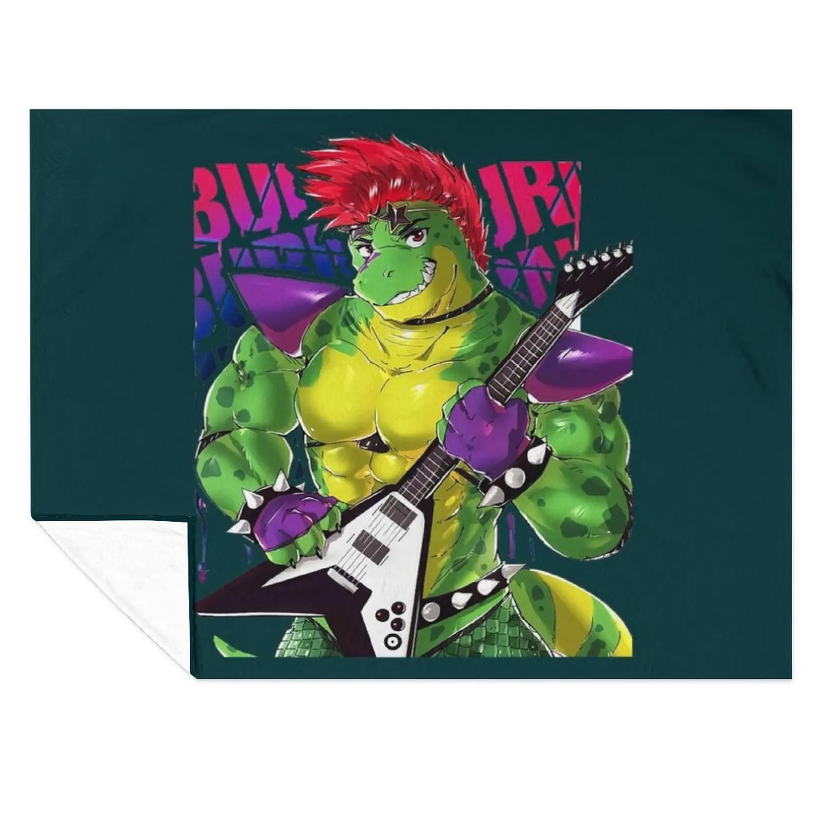 

Glamrock Monty Security Breach Montgomery Gator Throw Blanket Tourist Blankets For Baby Stuffeds Flannel Blankets