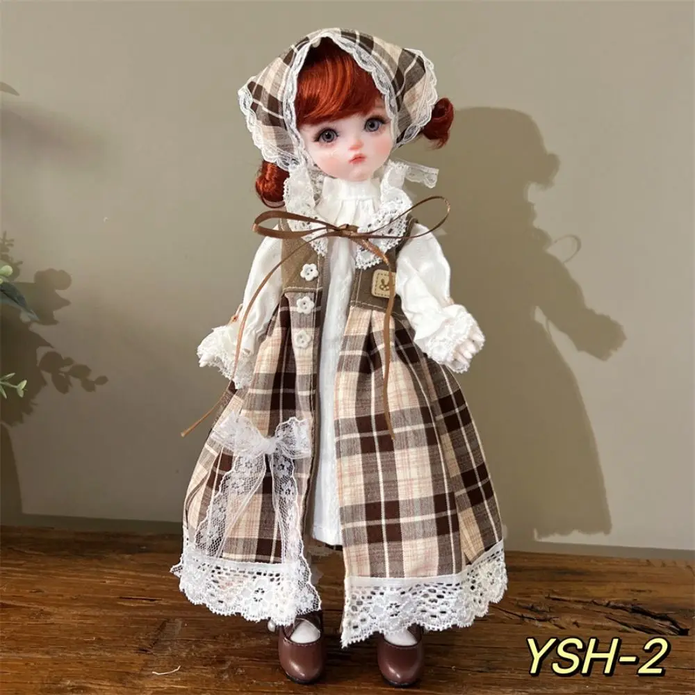 Trendy Fashion 30cm Doll Clothes Pretty Casual 1/6 BJD Doll Outfit Set Cute Doll Dress (No Dolls and Shoes)