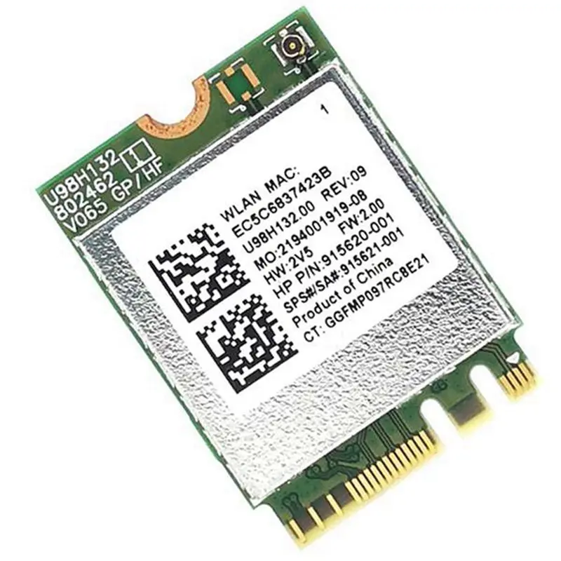 Solid 4X RTL8821CE 802.11AC 1X1 Wi-Fi+BT 4.2 Combo Adapter Card SPS 915621-001 Wireless Netowrk Card For Hp Probook 450 G5