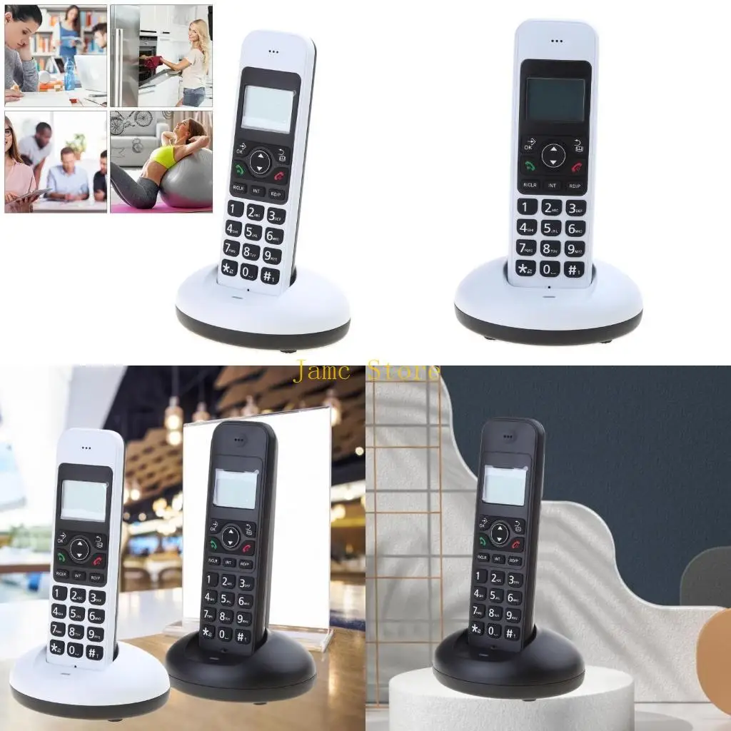LX0B Cordless Telephone Landline Phone Caller Display and Memory for Home Office