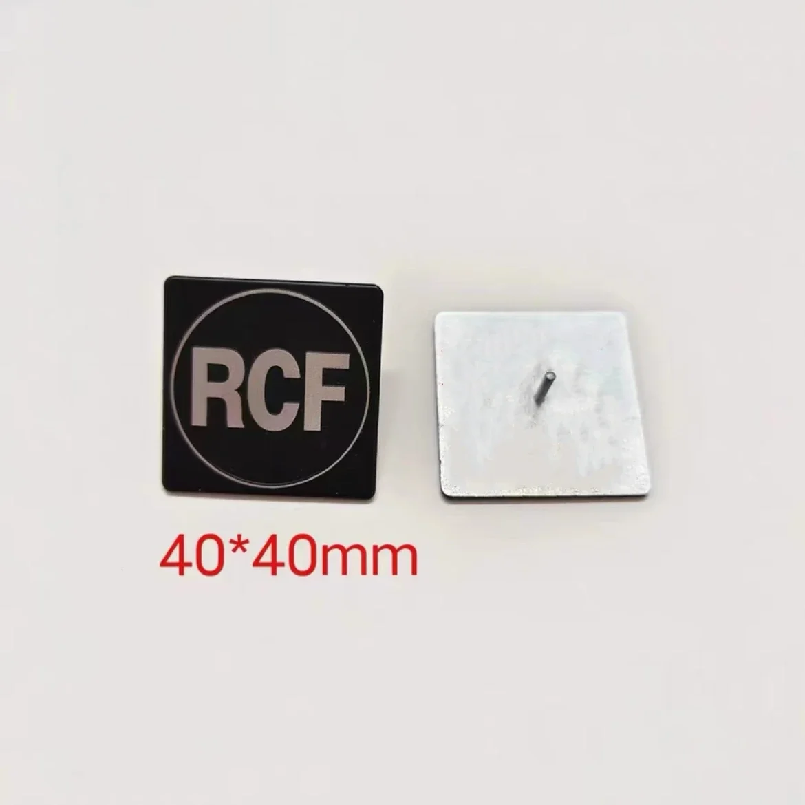 

10Pcs 20pcs RCF Emblem Sticker Metal High-Quality Aluminum Alloy Speaker Stickers Car Styling Badges Decoration Car Accessories