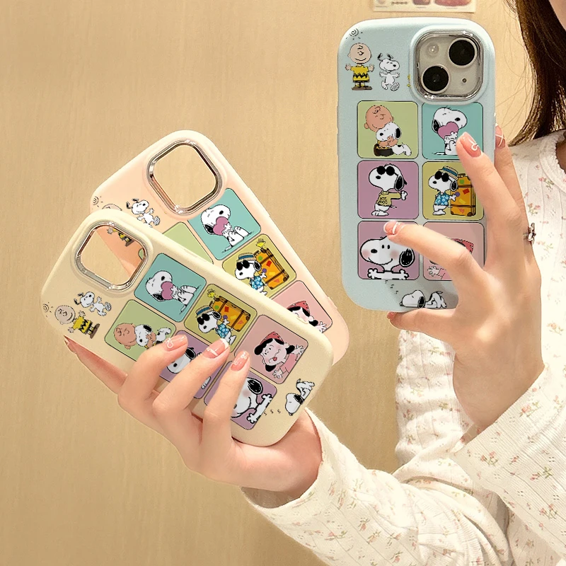 حافظة على شكل قلب كارتونية سنوبي لهاتف انفينيكس هوت 40i 30i 40 Pro Zero Note 30 Smart 8 7 6 5 TECNO SPARK GO 2023 2024 2025 20 20C #2