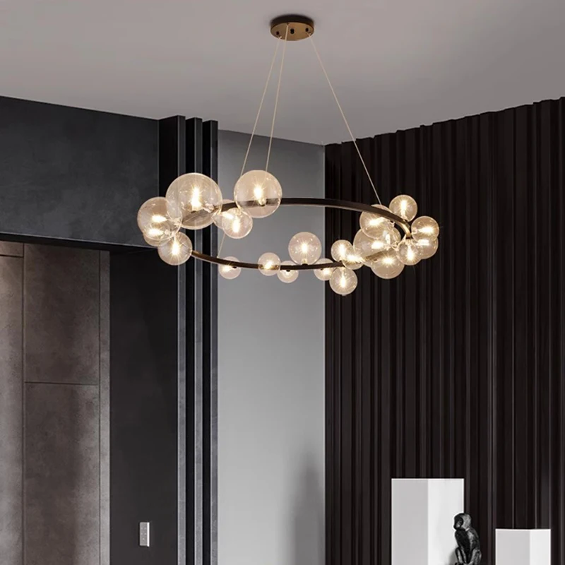 Modern home decor ring led lights pendant light lamps for living room Chandeliers for dining room hanging light indoor lighting